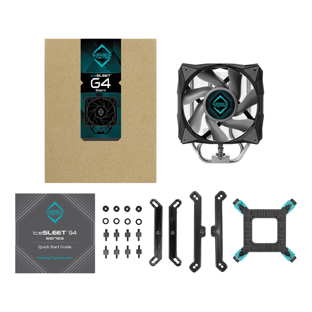 Iceberg Thermal ICESLEETG4-BDD-00A IceSLEET G4 Silent Performance CPU Cooler