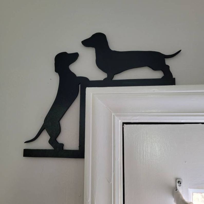 Metal Adorable Pet Door Topper