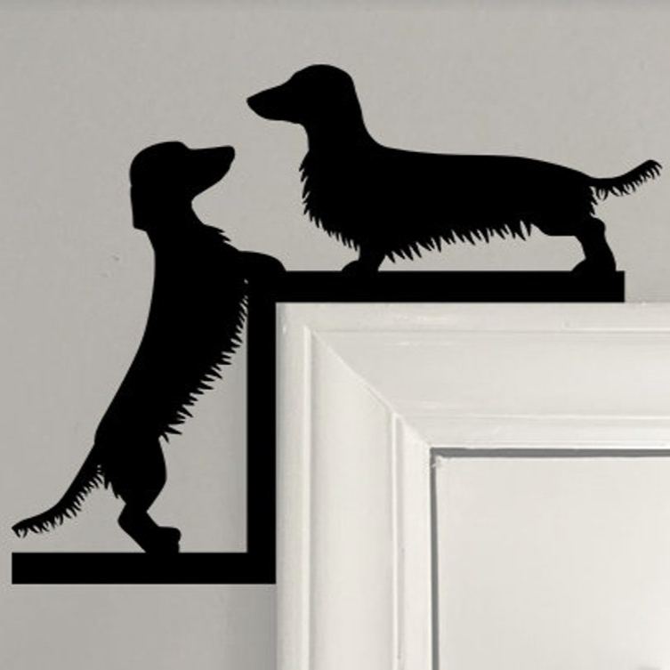 Metal Adorable Pet Door Topper