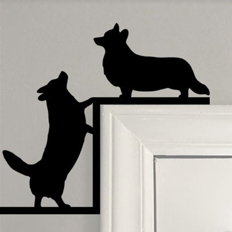 Metal Adorable Pet Door Topper
