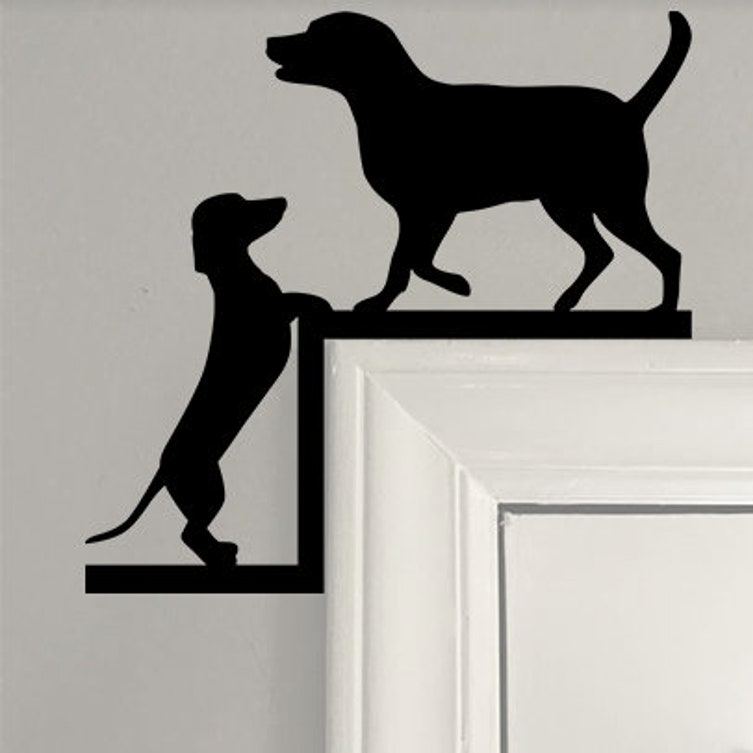 Metal Adorable Pet Door Topper