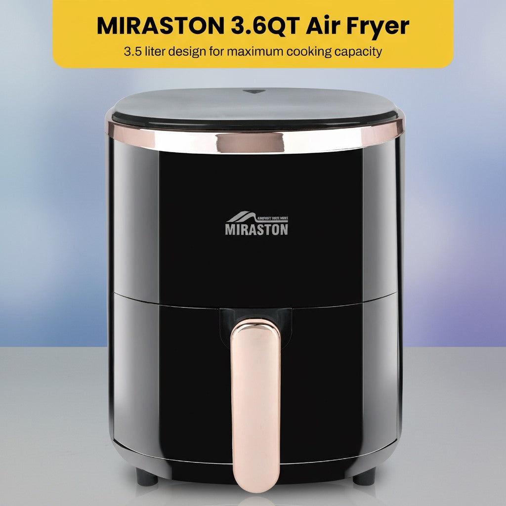 3.6QT Digital Air Fryer with Touch Screen – Oil-Free Healthy Cooking