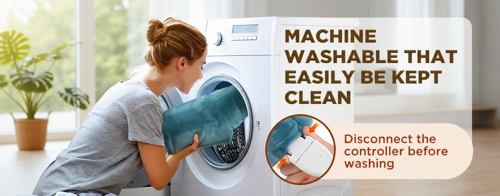 Electric Heating Pad for Neck, Shoulders & Back – Fast Heating, Ultra Soft Plush, Extra Long Cord (110")