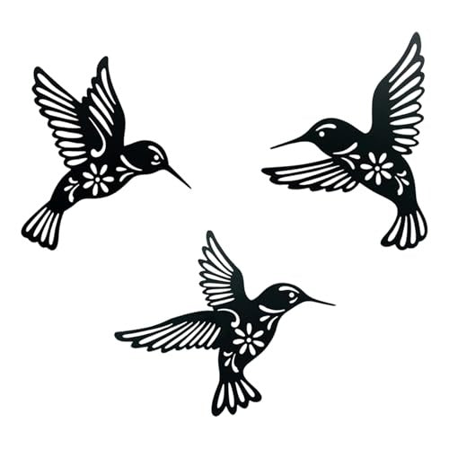 Metal Hummingbird Wall Art Decor