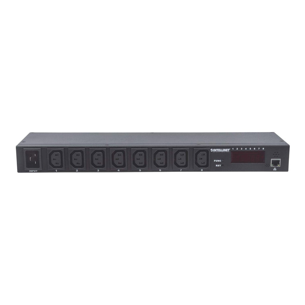 Intellinet 163682 19" 8-Port Rackmountable Intelligent Power Distribution Unit
