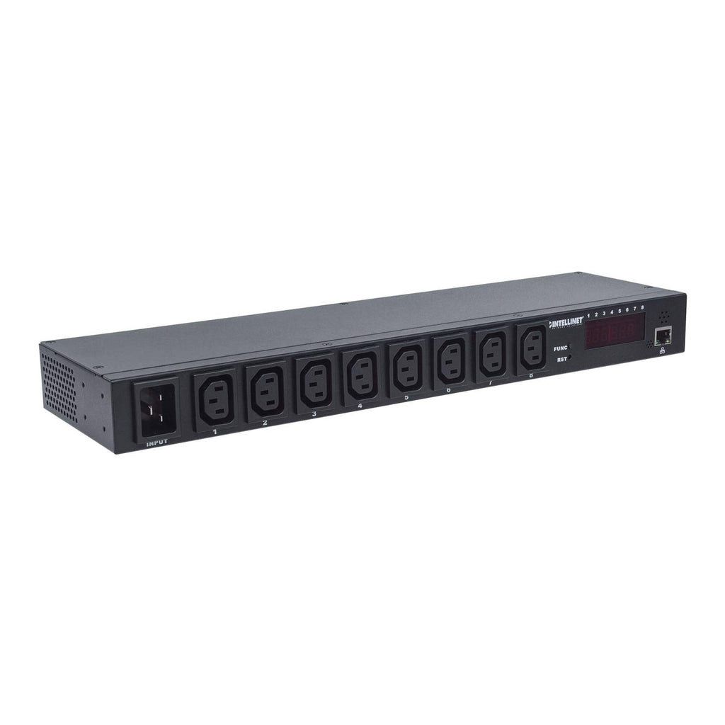 Intellinet 163682 19" 8-Port Rackmountable Intelligent Power Distribution Unit