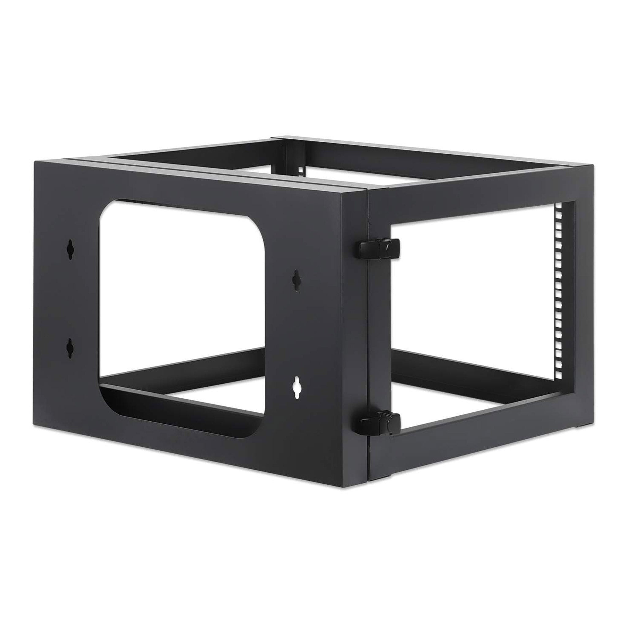 Intellinet 716031 19" 6U Wall Mount Open Frame Network Rack - Rear-Hinged Swing Frame