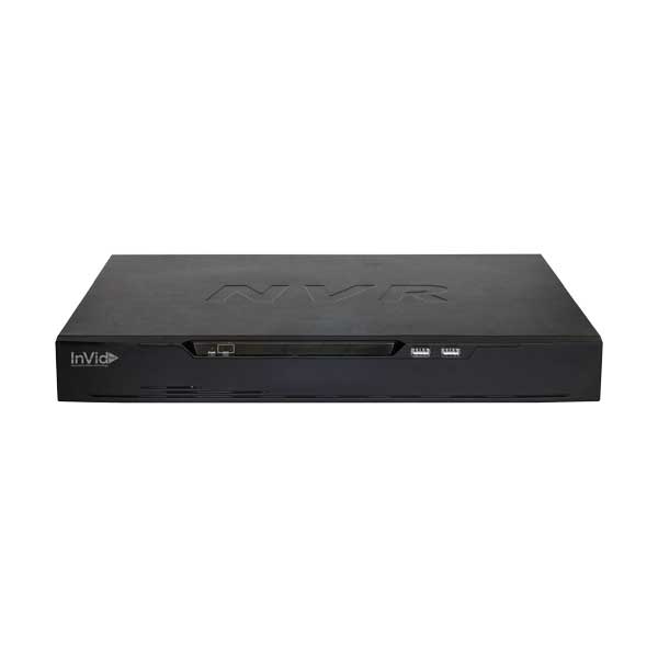 InVidTech 16-Channel 4K NVR with 16 Plug & Play Ports - NDAA/TAA (SN1A-1A16X16)