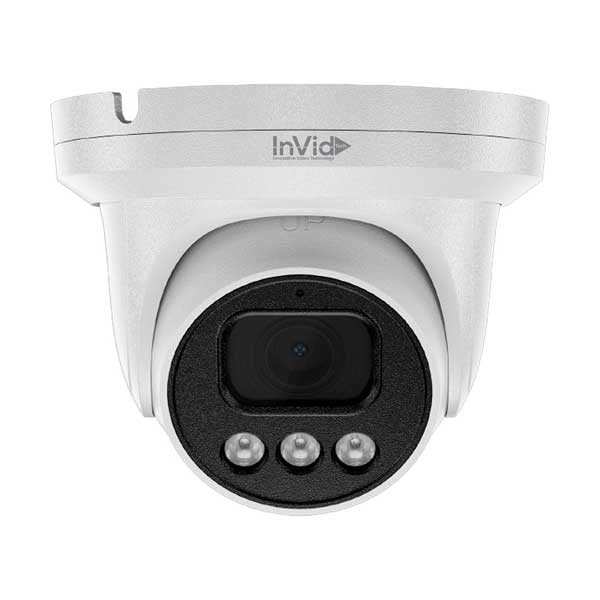 InVidTech 8MP 2.8mm True WDR Outdoor IP Turret Camera - NDAA & TAA (SECA-P8TXIR28)