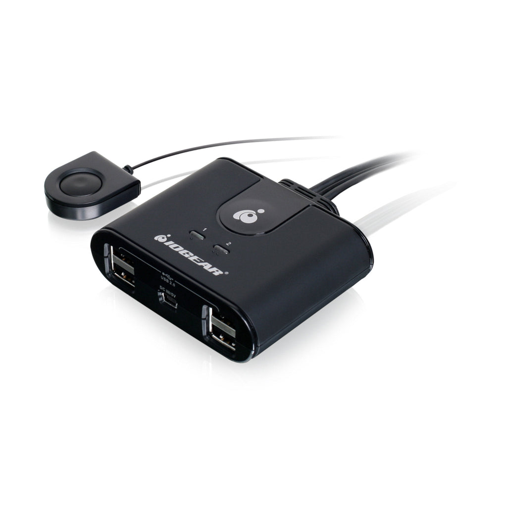 IOGEAR GUS402 2x4 USB 2.0 Peripheral Sharing Switch