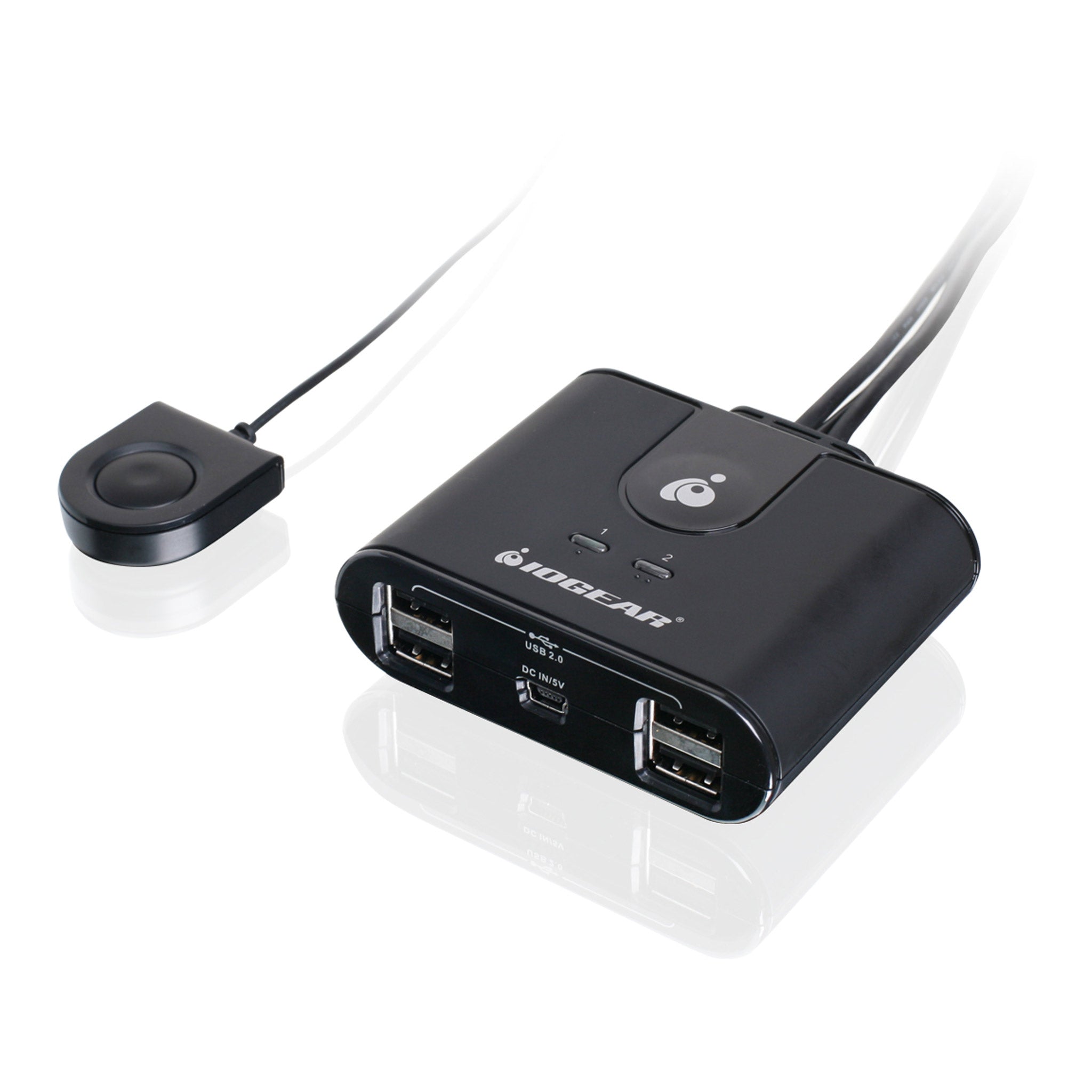 IOGEAR GUS402 2x4 USB 2.0 Peripheral Sharing Switch