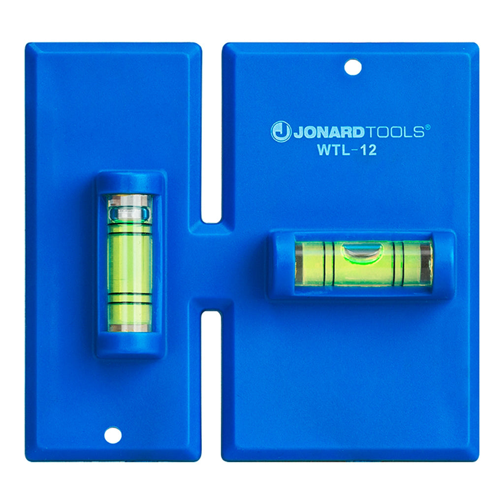 Jonard Tools WTL-12 1-Gang and 2-Gang Wall Box Template & Level for Non-Metallic Boxes