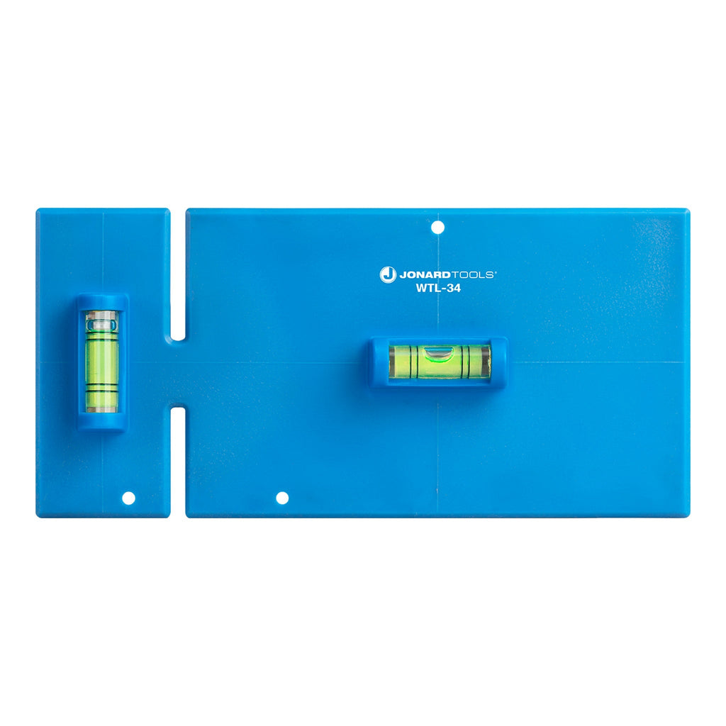 Jonard Tools WTL-34 3-Gang and 4-Gang Wall Box Template & Level for Non-Metallic Boxes