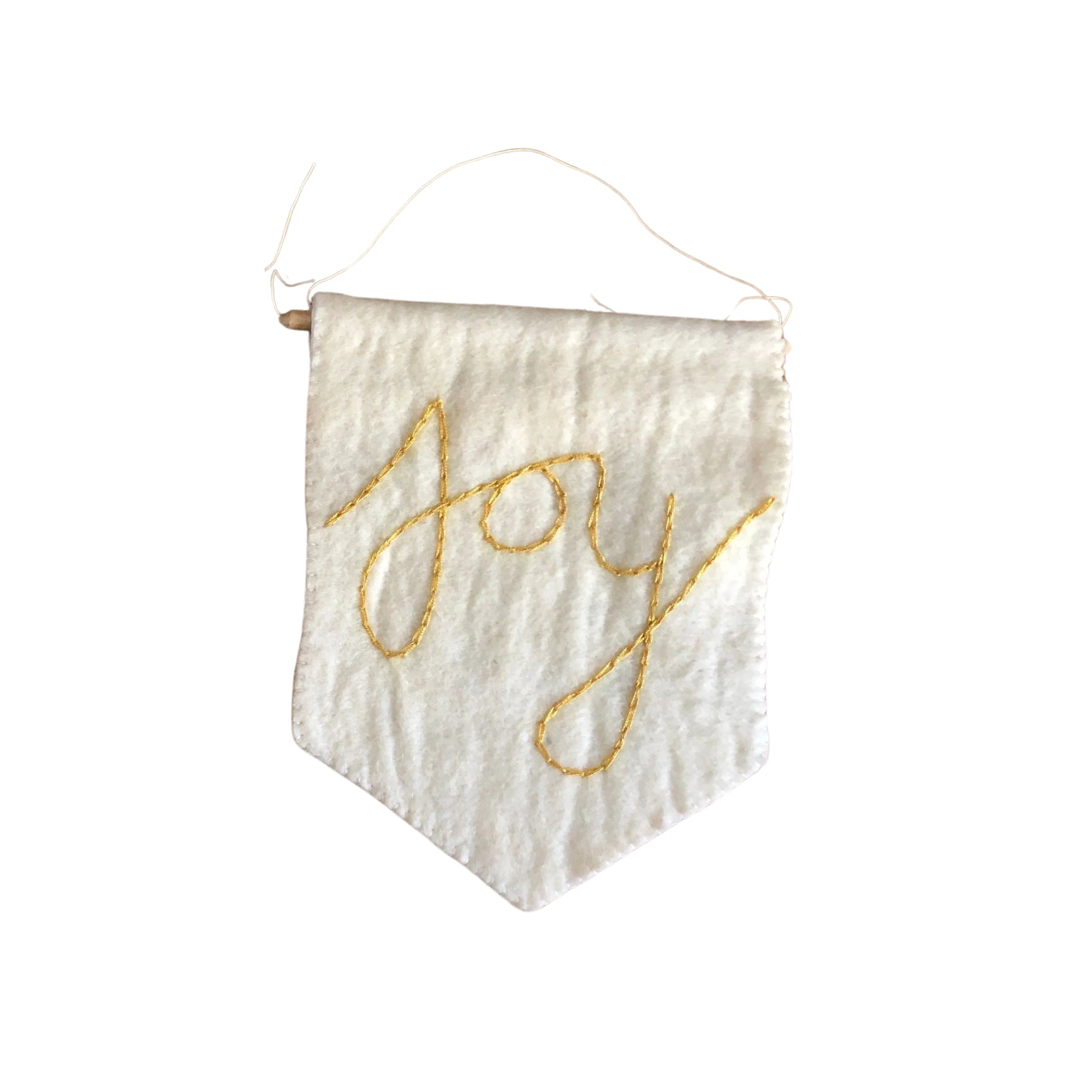 Felt Joy Banner Flag