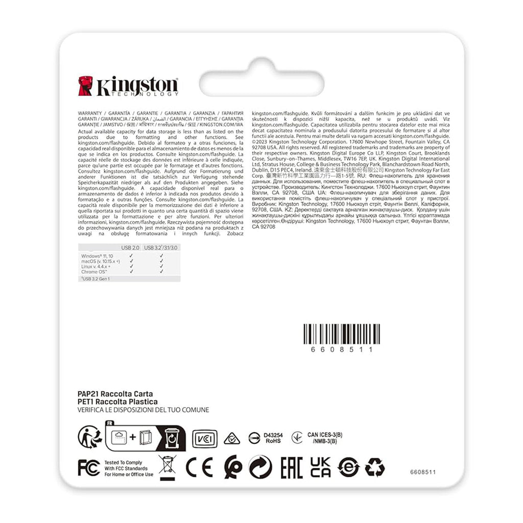 Kingston DTSE9G3/512GB DataTraveler SE9 G3 512GB USB 3.2 Type A Flash Drive