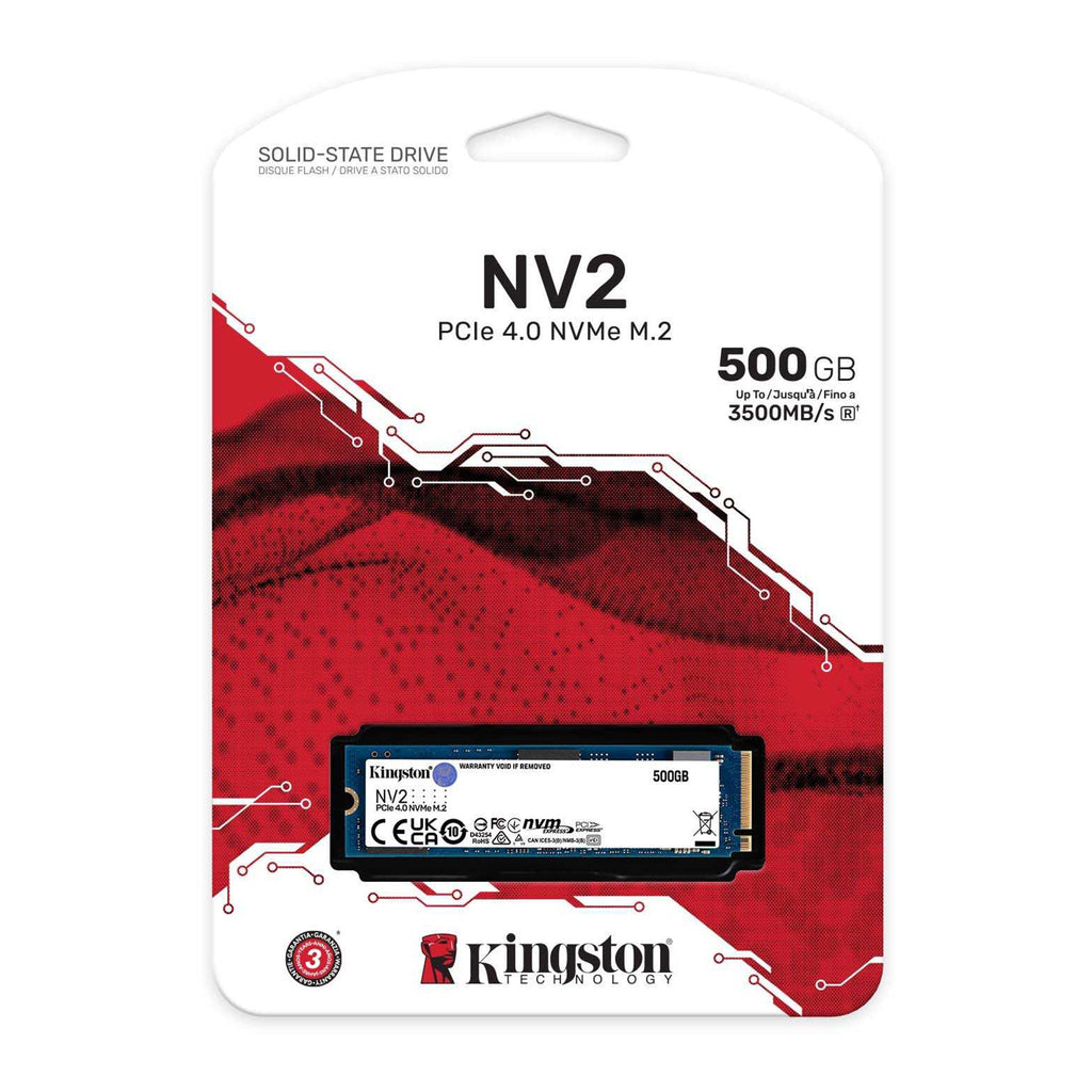 Kingston SNV2S/500G 500GB M.2 PCIe NVMe Solid State Drive