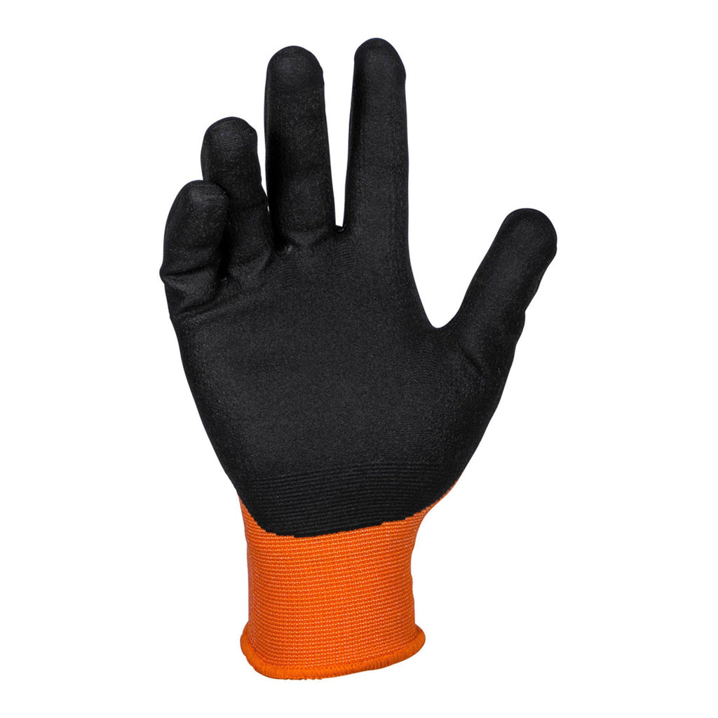 Klein Tools 60581 Knit Dipped Cut Level A1 Touchscreen Gloves - Large, 2-Pair