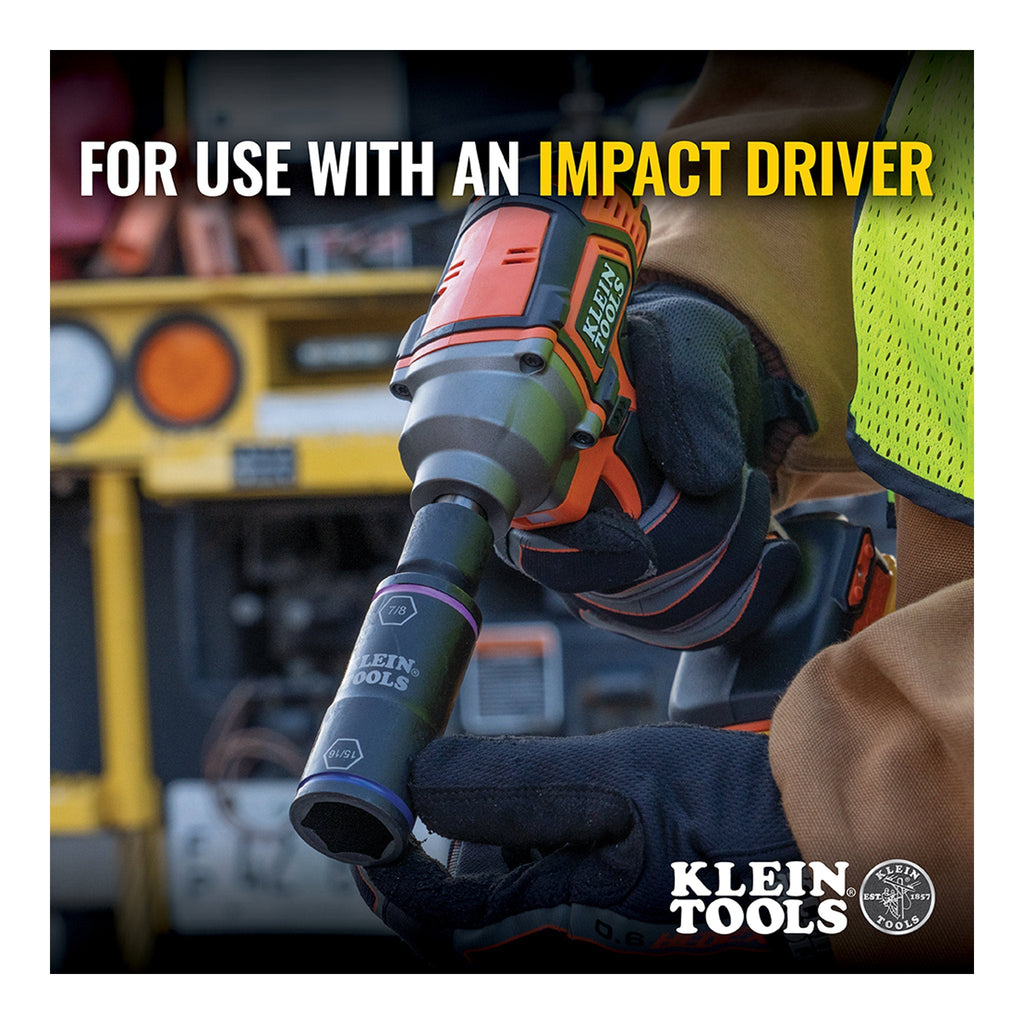 Klein Tools 66070 7-Piece Flip Impact Socket Set