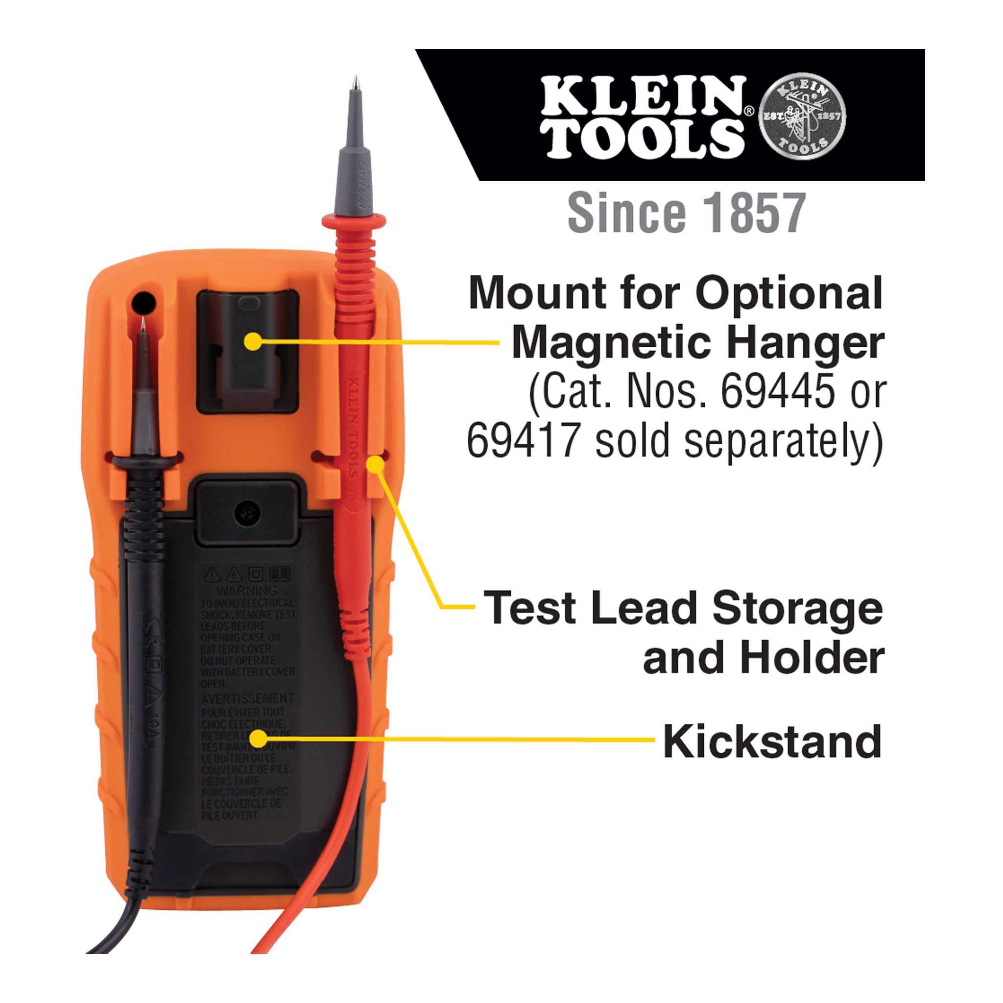 Klein Tools MM325 600V Manual-Ranging Digital Multimeter