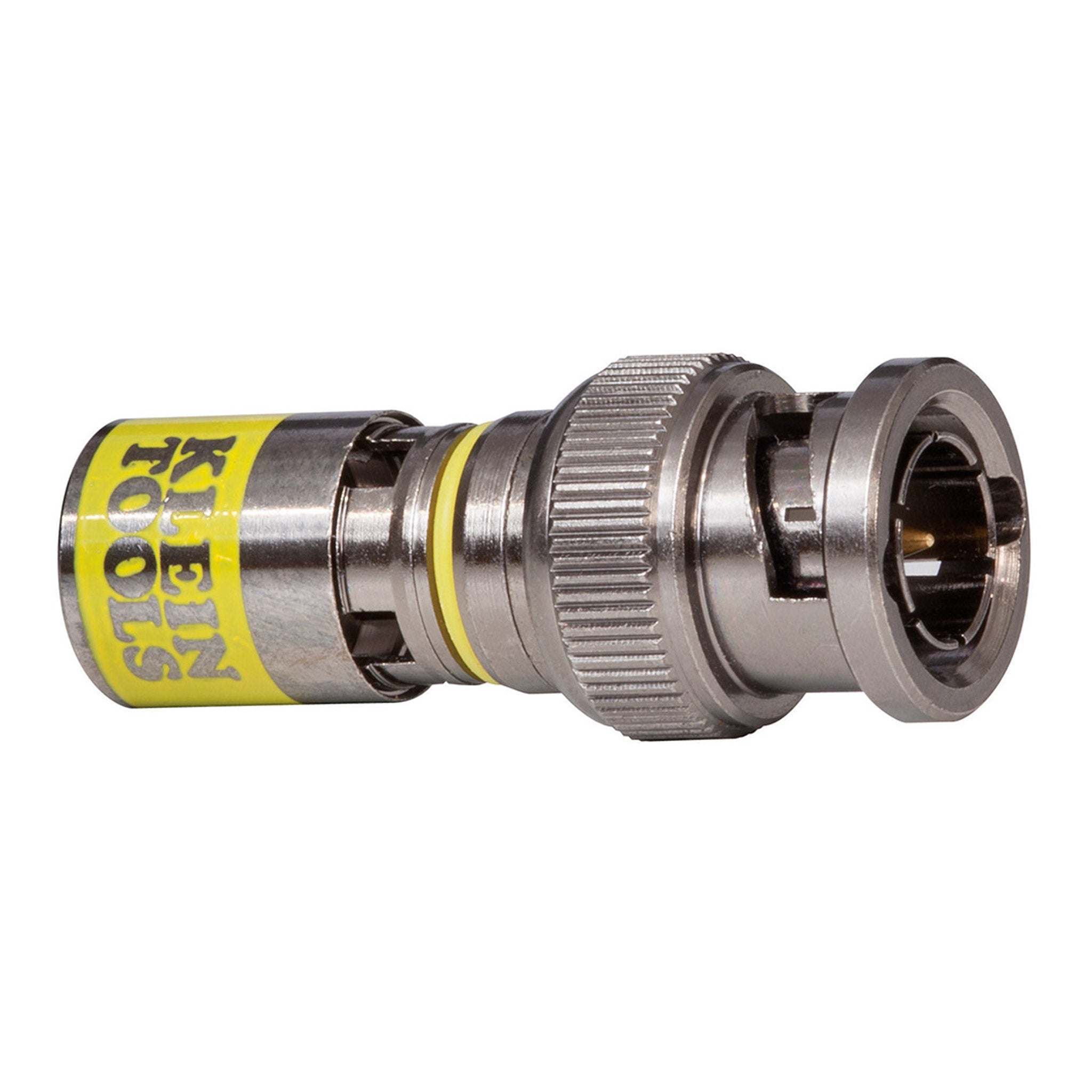 Klein Tools VDV813-607 Universal BNC Compression Connectors RG6-R6Q 10-Pack