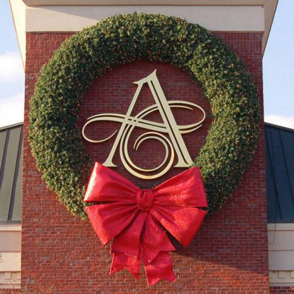 108" Wreath - LED White Concave