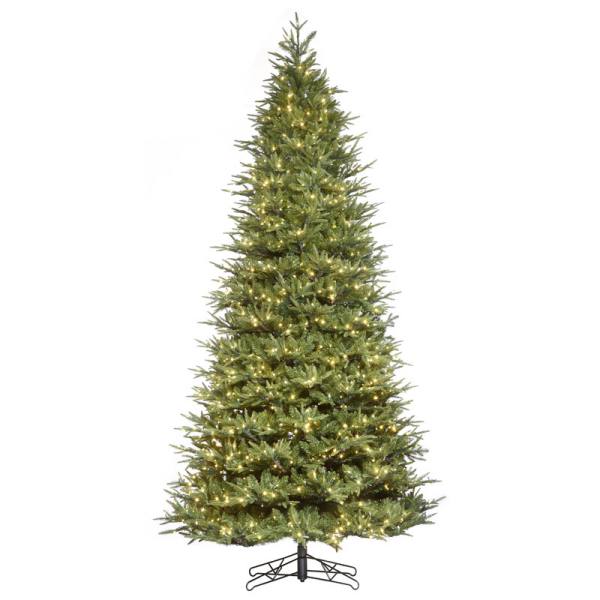 LED 14' Frasier Fir Tree, 2400 Warm White 5MM Concave Lights