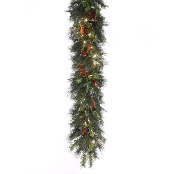 9' Mixed Noble Garland w/ Concave LEDs