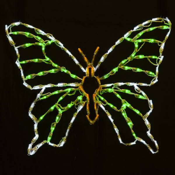 LED Butterfly Green