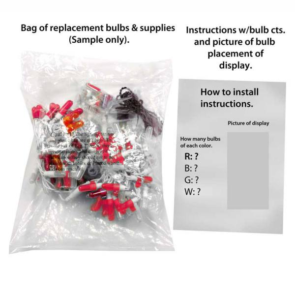 LED Bow Replacement Strand