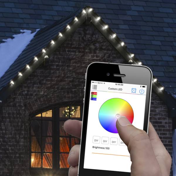 LED C9 Light String with RGB Bluetooth Technology