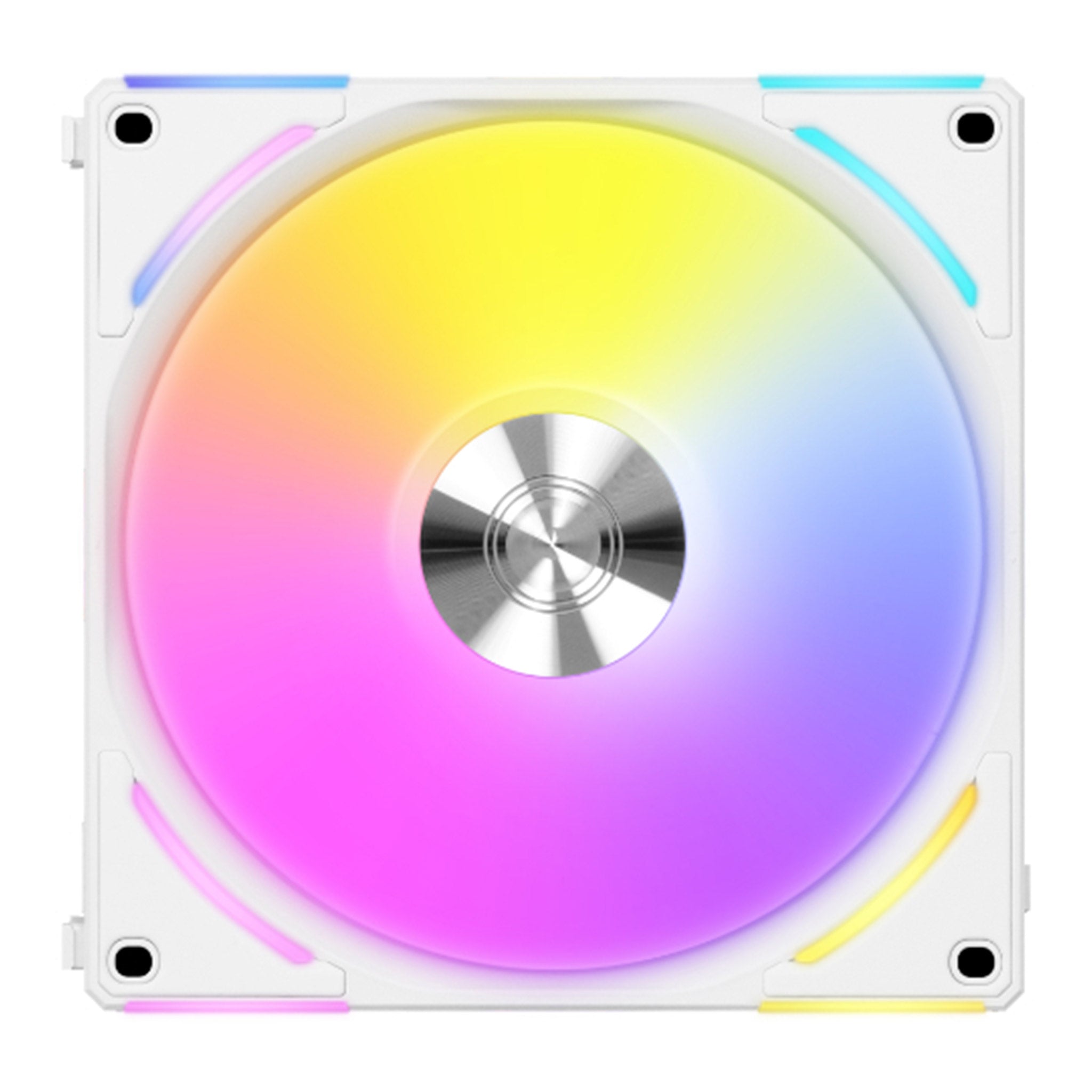 LIAN LI AL120V2-3W 3-Pack 120mm UNI FAN AL V2 Case Fan - White