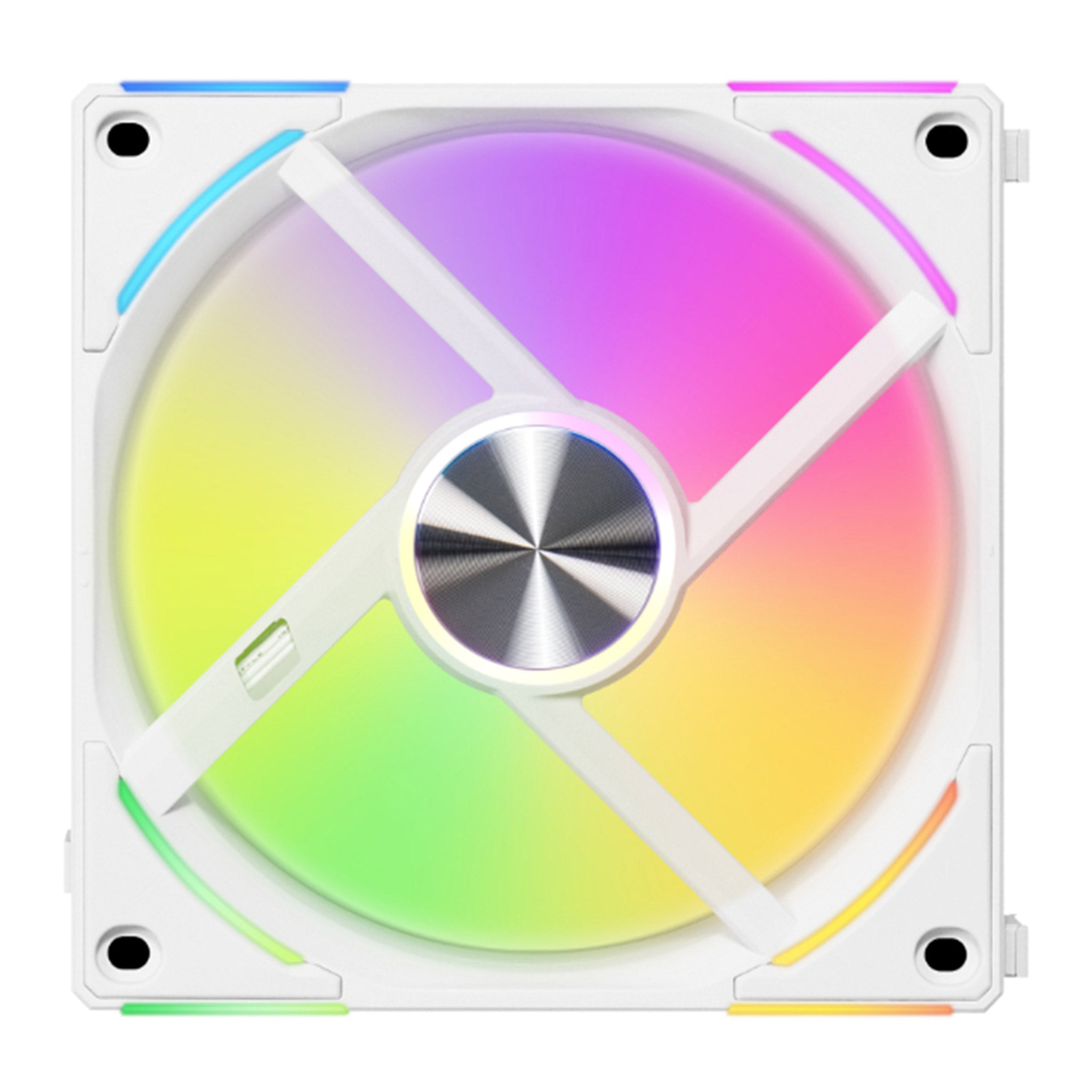 LIAN LI AL120V2-3W 3-Pack 120mm UNI FAN AL V2 Case Fan - White