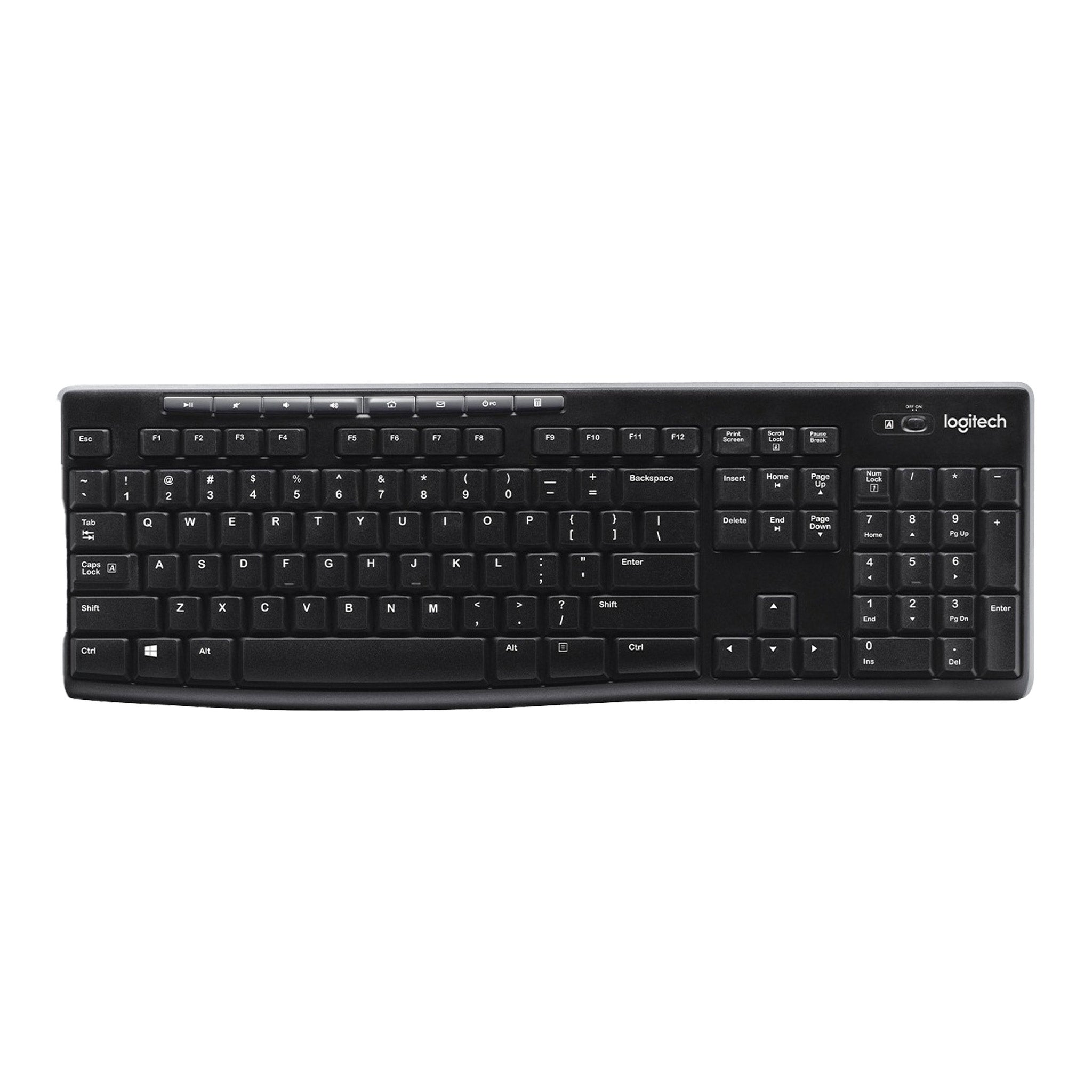 Logitech 920-003051 K270 Wireless Keyboard - Black