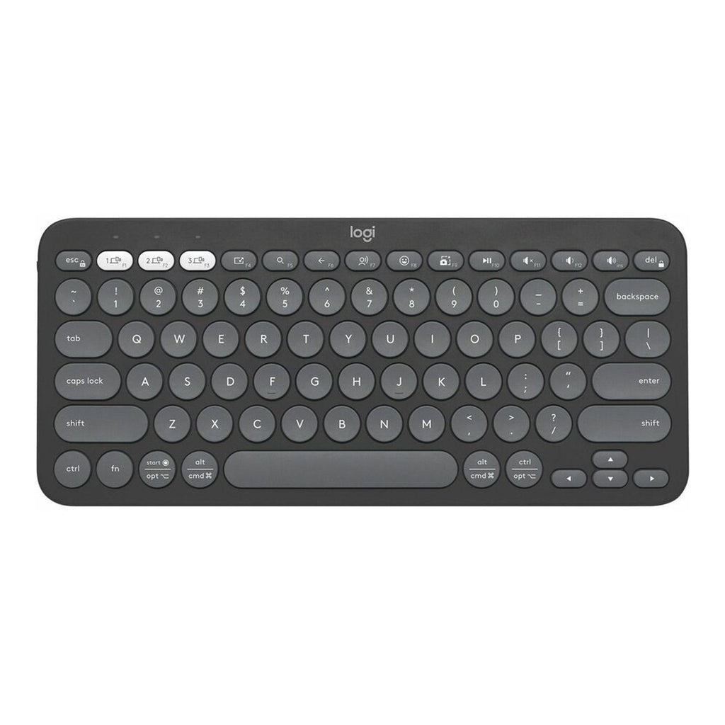 Logitech 920-011775 Pebble Keys 2 K380s Multi-device Bluetooth Wireless Keyboard - Graphite