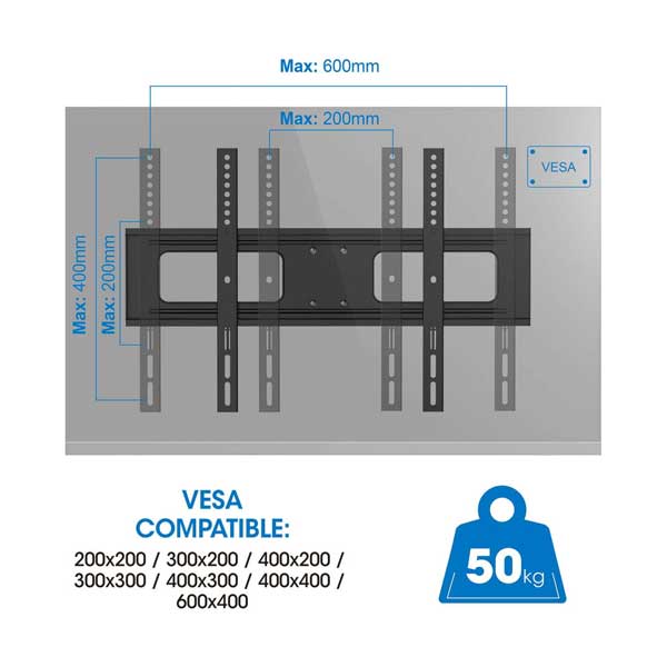 Manhattan Outdoor Full-Motion TV Wall Mount, for 37" to 86" Displays (462150)