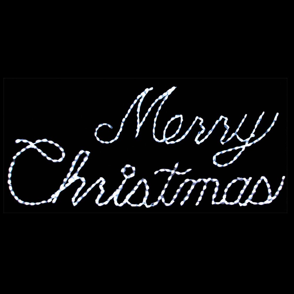 LED Merry Christmas (White)