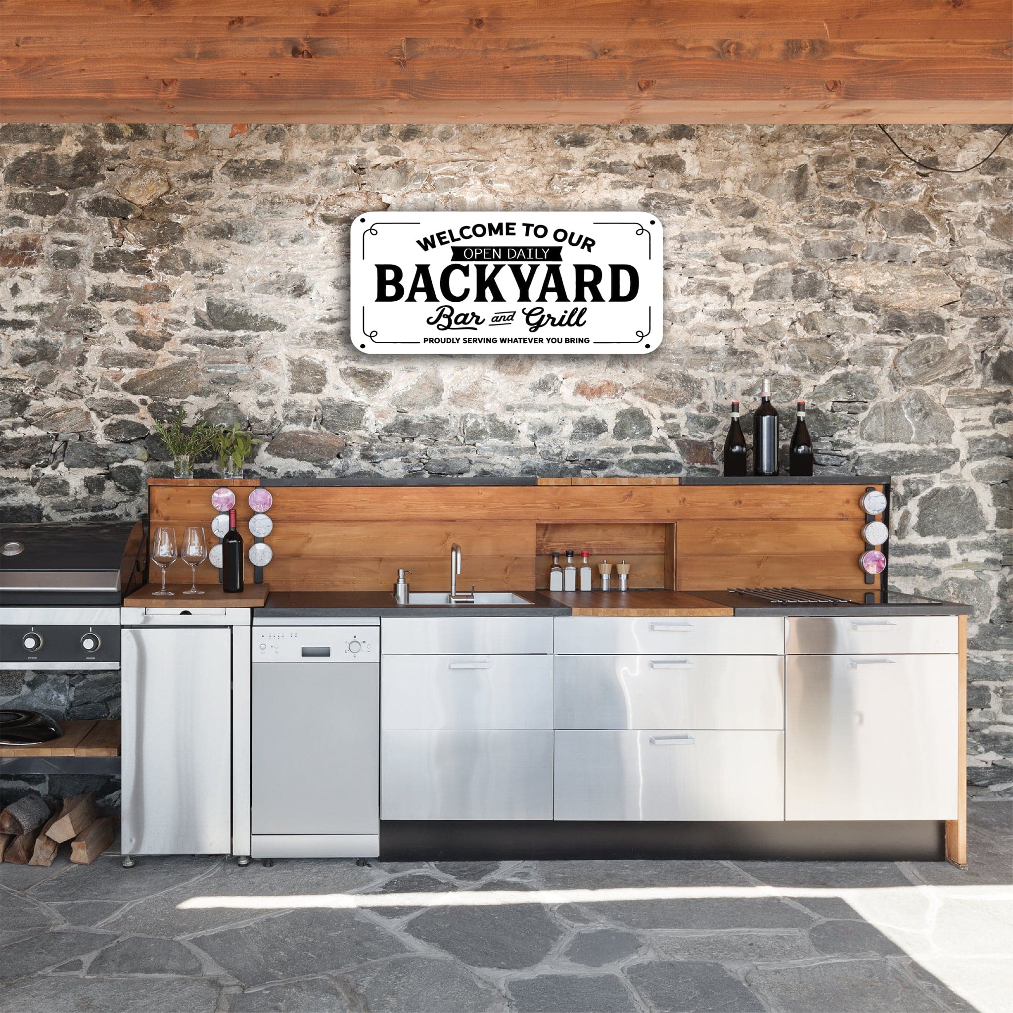 Backyard Sign - Print