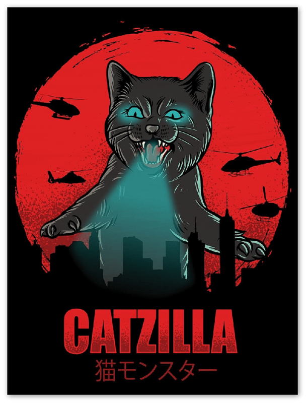Catzilla - Print