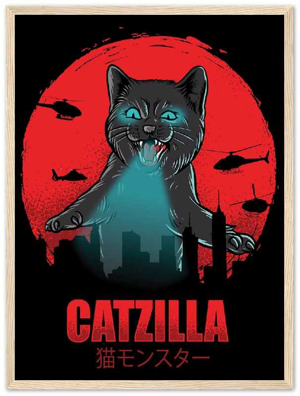 Catzilla - Print