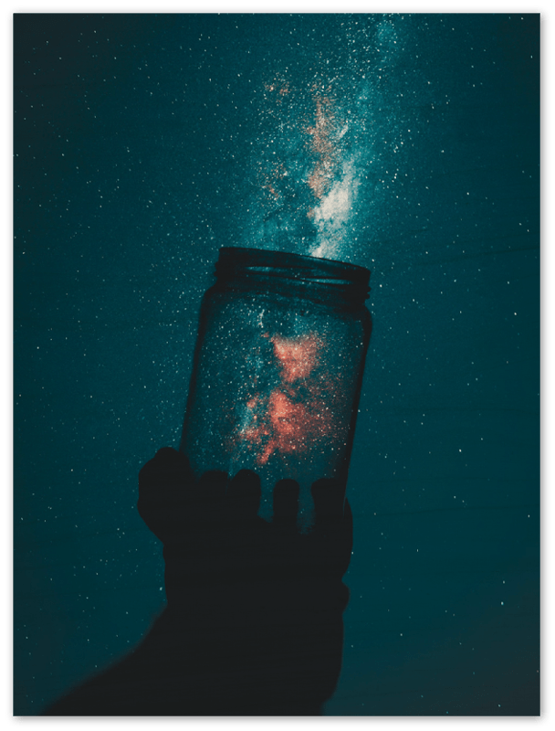 Space In A Jar - Print