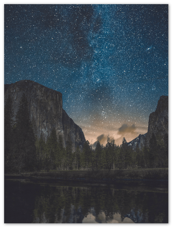 Yosemite Night - Print