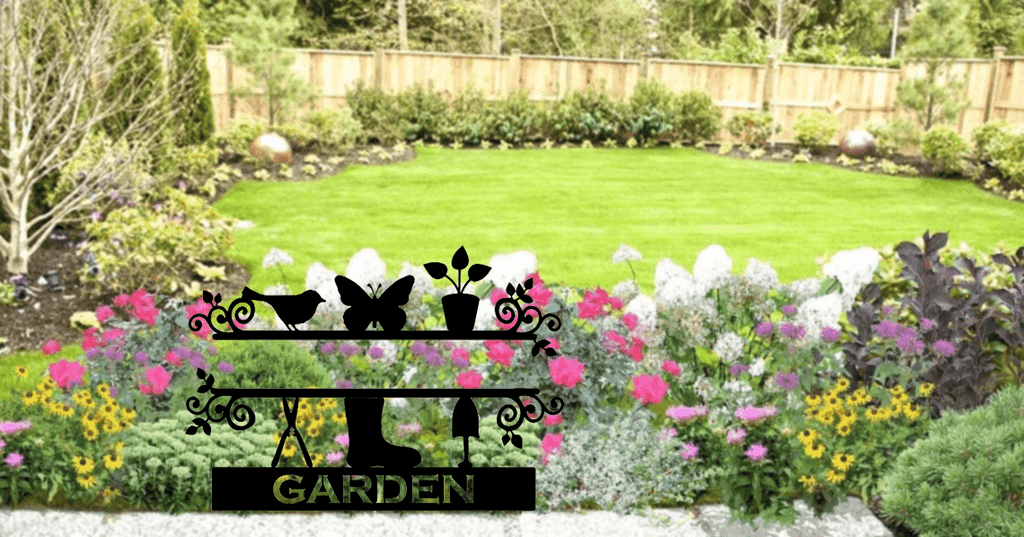 Personalized Garden Metal Stake - Metal Art