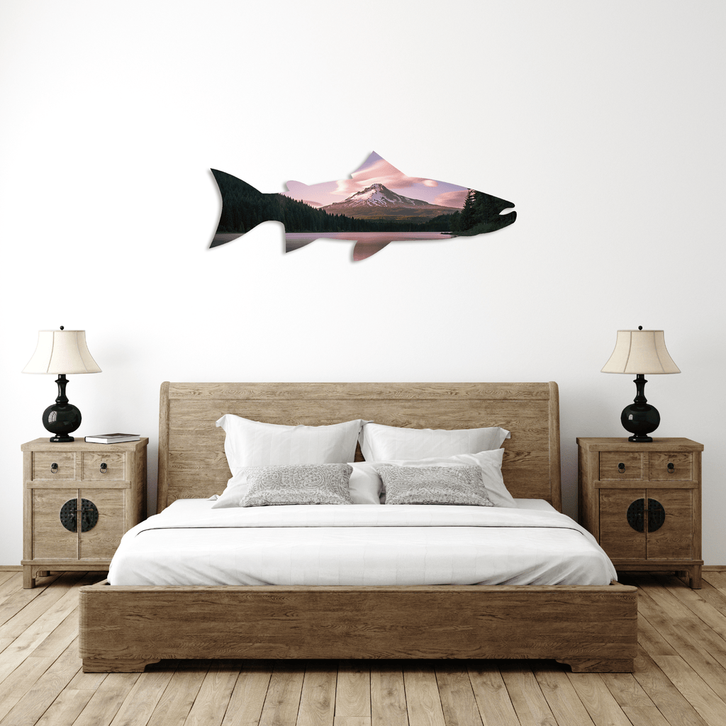 Mount Hood Trout - Metal Wall Art