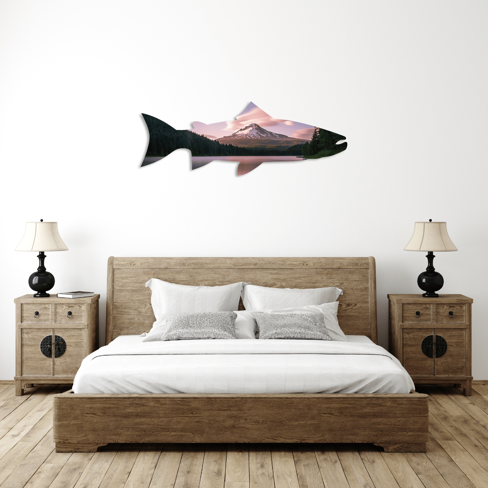 Mount Hood Trout - Metal Wall Art