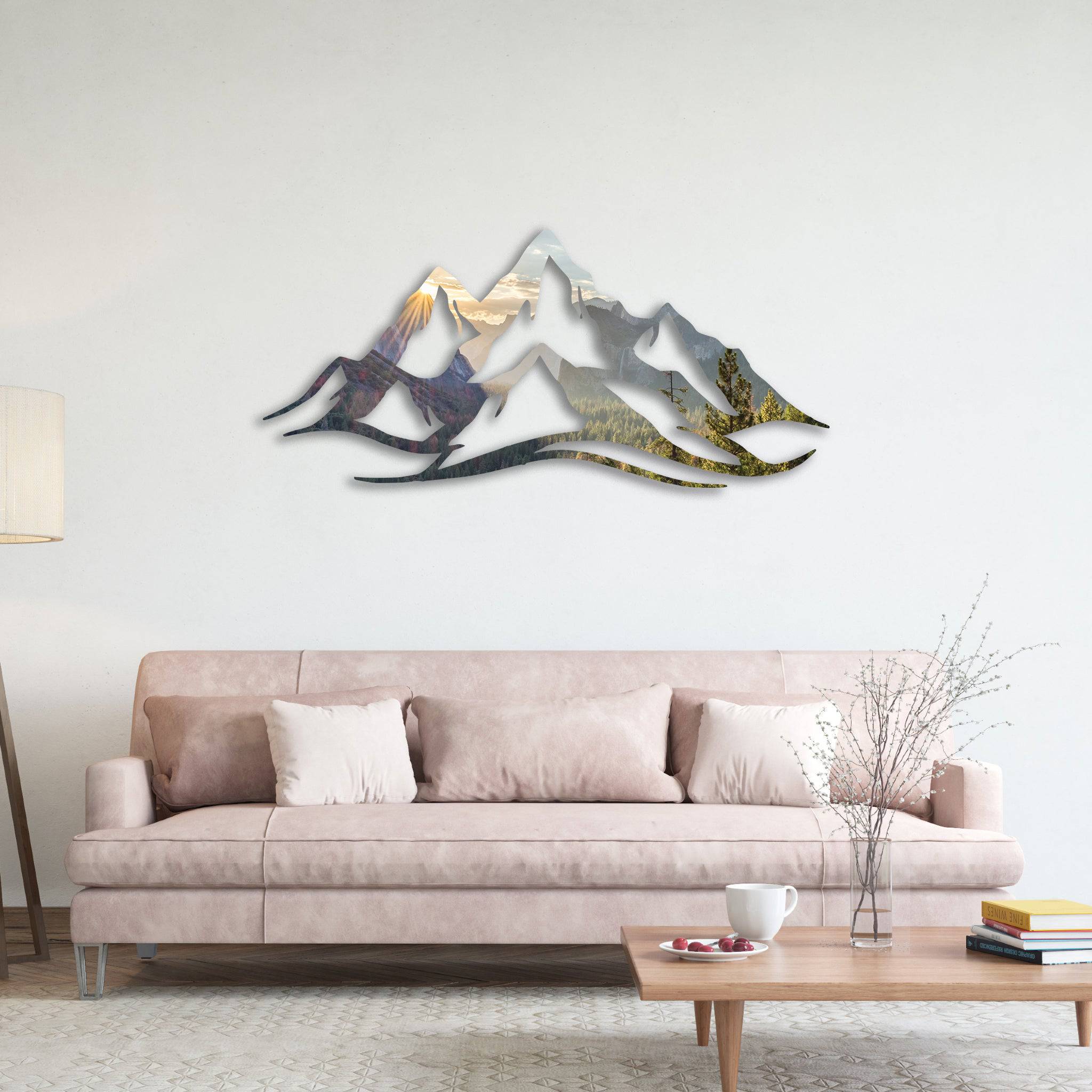 Yosemite Mountain Range - Wall Art