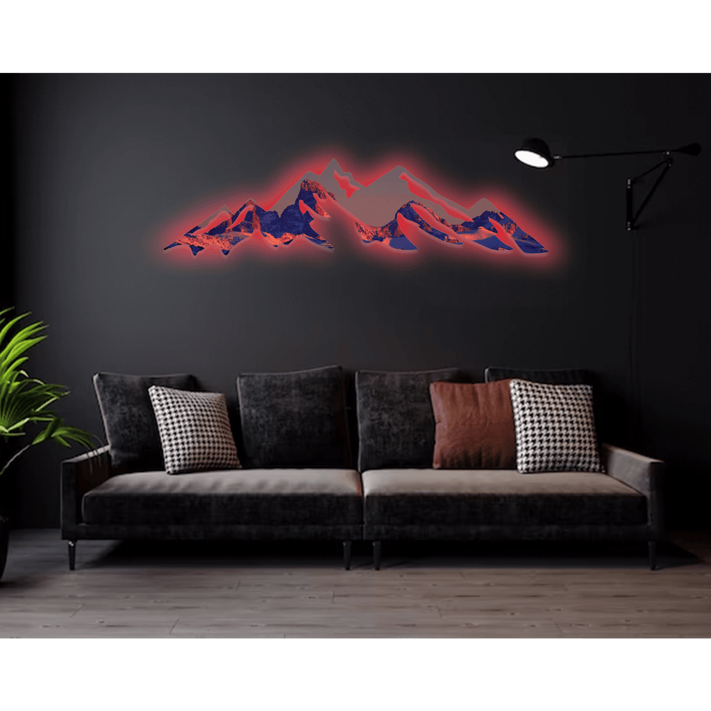 Grand Teton Sunset - Metal Wall Art