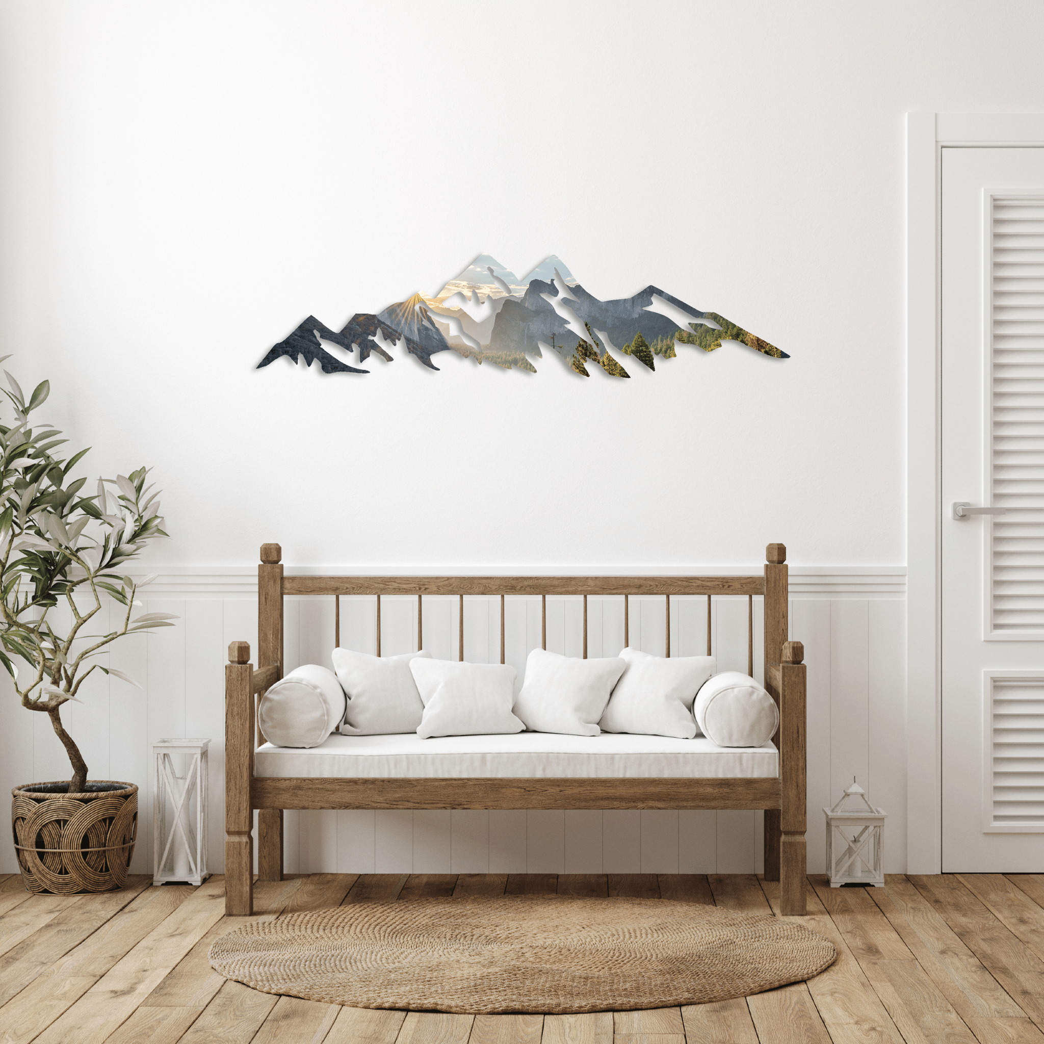 Yosemite Mountains - Metal Wall Art