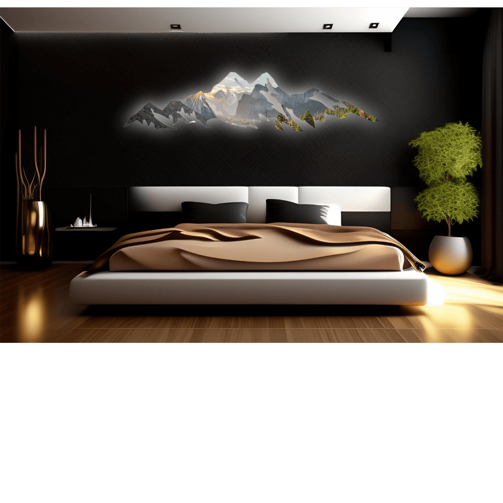 Yosemite Mountains - Metal Wall Art