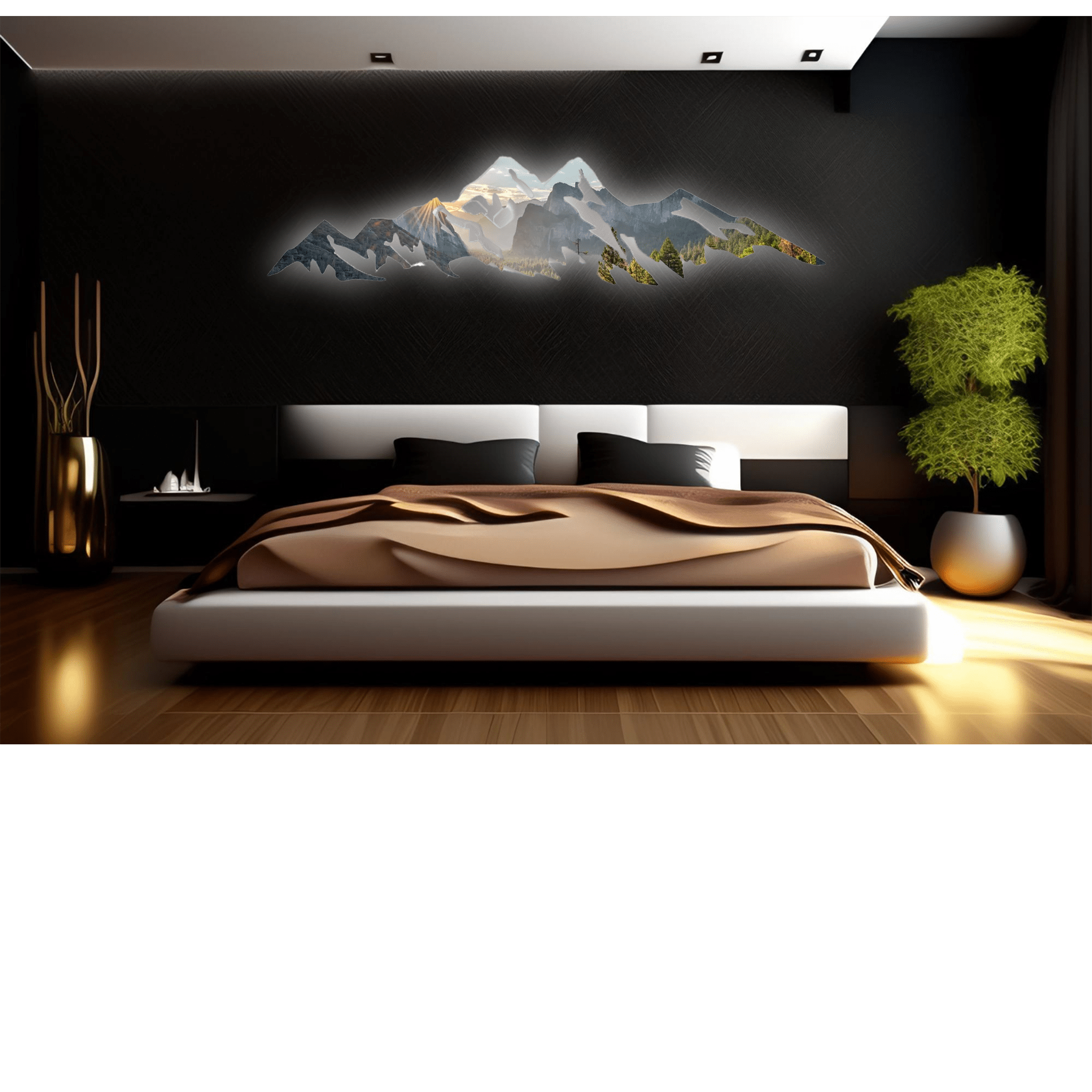 Yosemite Mountains - Metal Wall Art