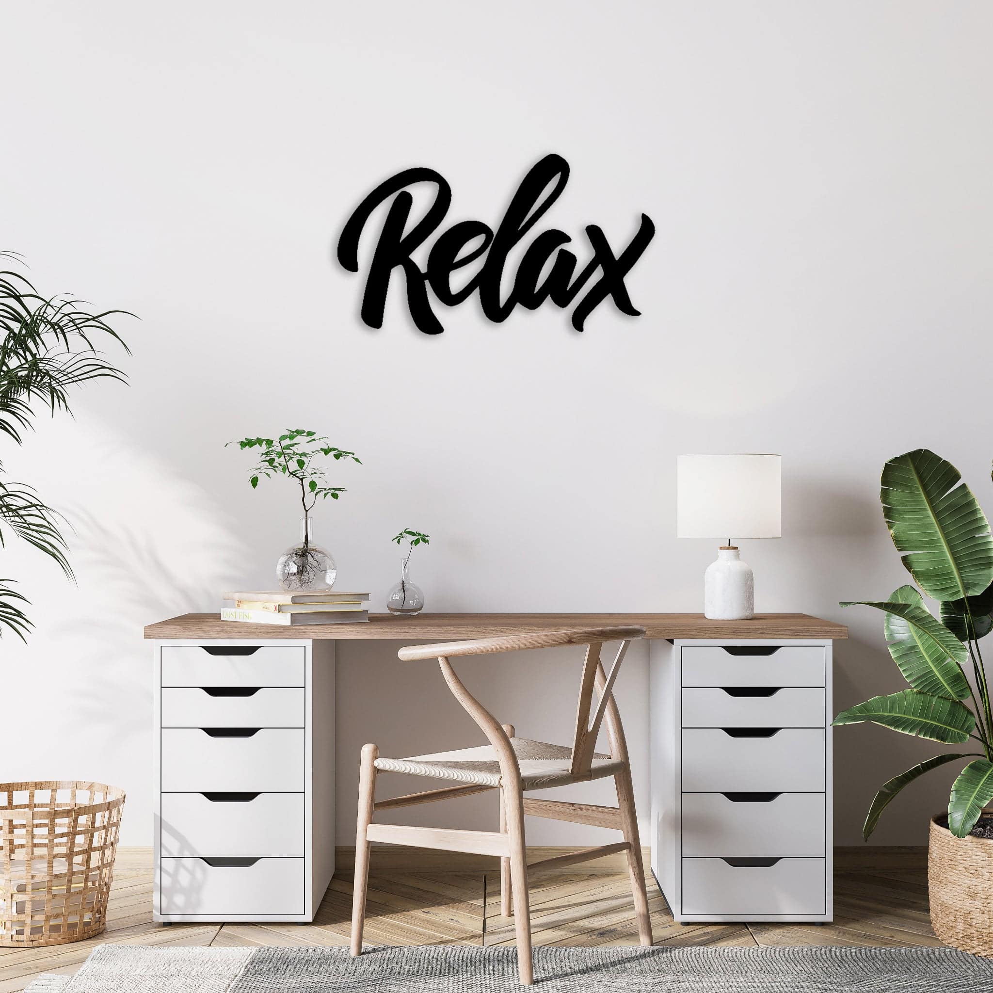 Relax - Metal Wall Art